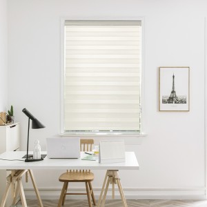 Hochwertige Zebra-Rollos, intelligente automatische Fenstervorhänge aus 100 % Polyester
